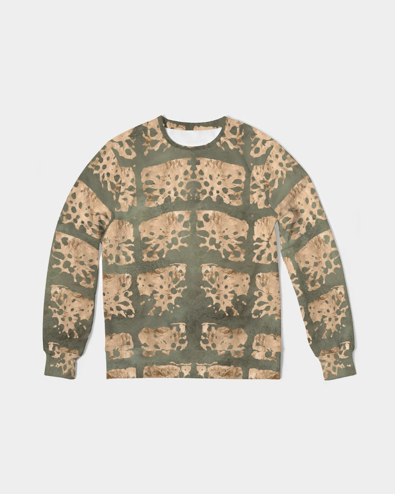 Crocodile Sense Men's Classic French Terry Crewneck Pullover