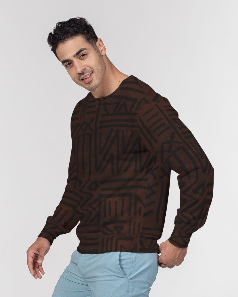 African Strength Men's Classic French Terry Crewneck Pullover