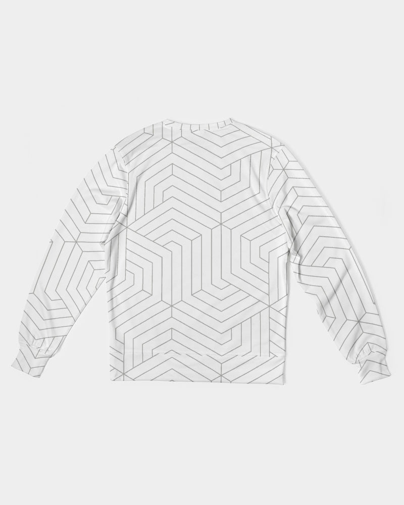 Geo Sense Men's Classic French Terry Crewneck Pullover