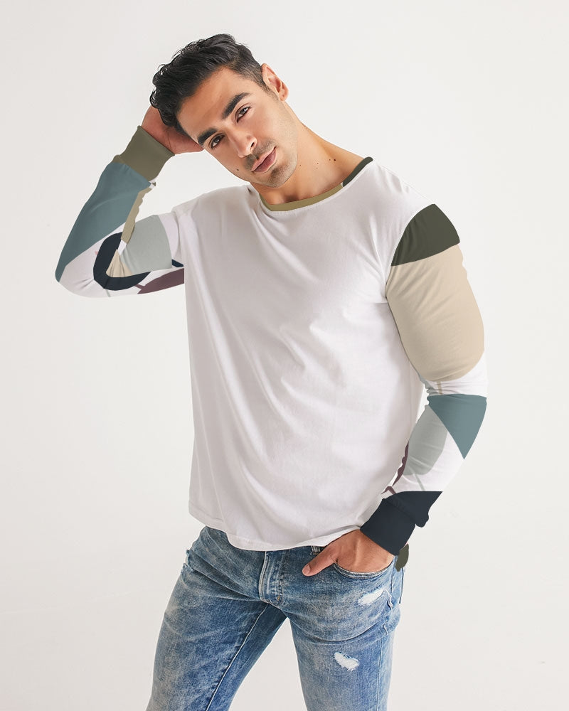 Geo Leaf Men's Long Sleeve Tee