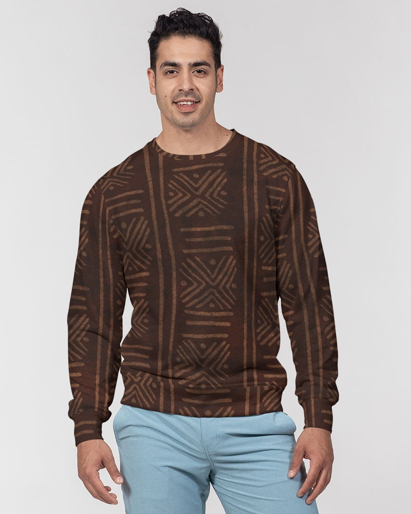 African Beauty Men's Classic French Terry Crewneck Pullover