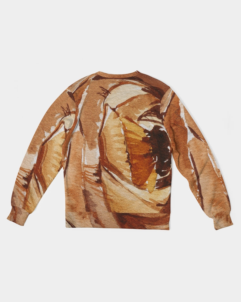 Autumn Bloom Men's Classic French Terry Crewneck Pullover