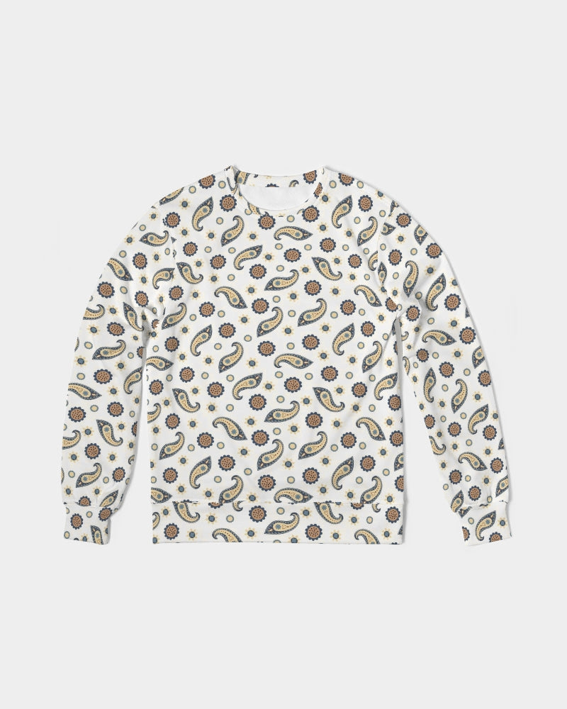 Morning Paisley Men's Classic French Terry Crewneck Pullover