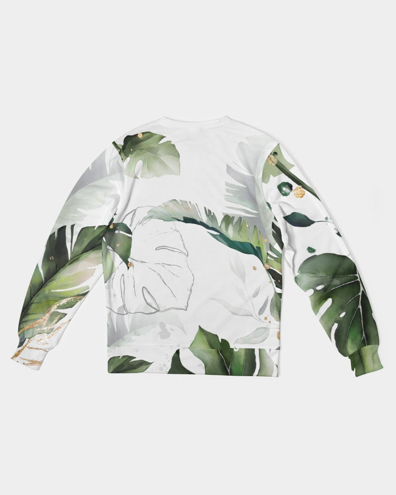 Monstera Men's Classic French Terry Crewneck Pullover