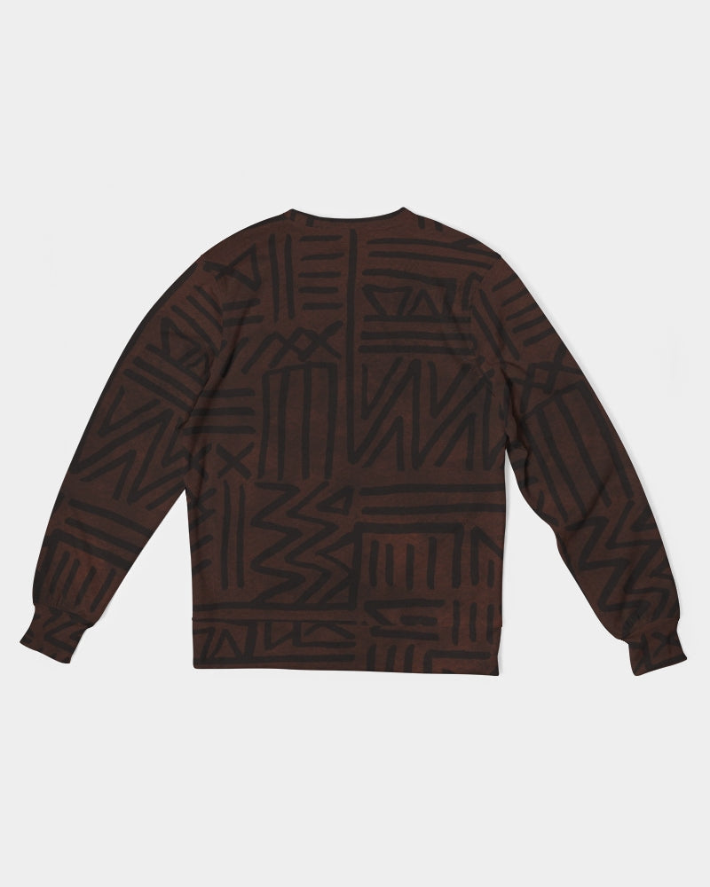 African Strength Men's Classic French Terry Crewneck Pullover