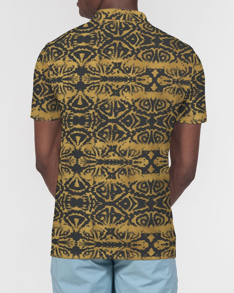 Gold Skin Men's Slim Fit Short Sleeve Polo