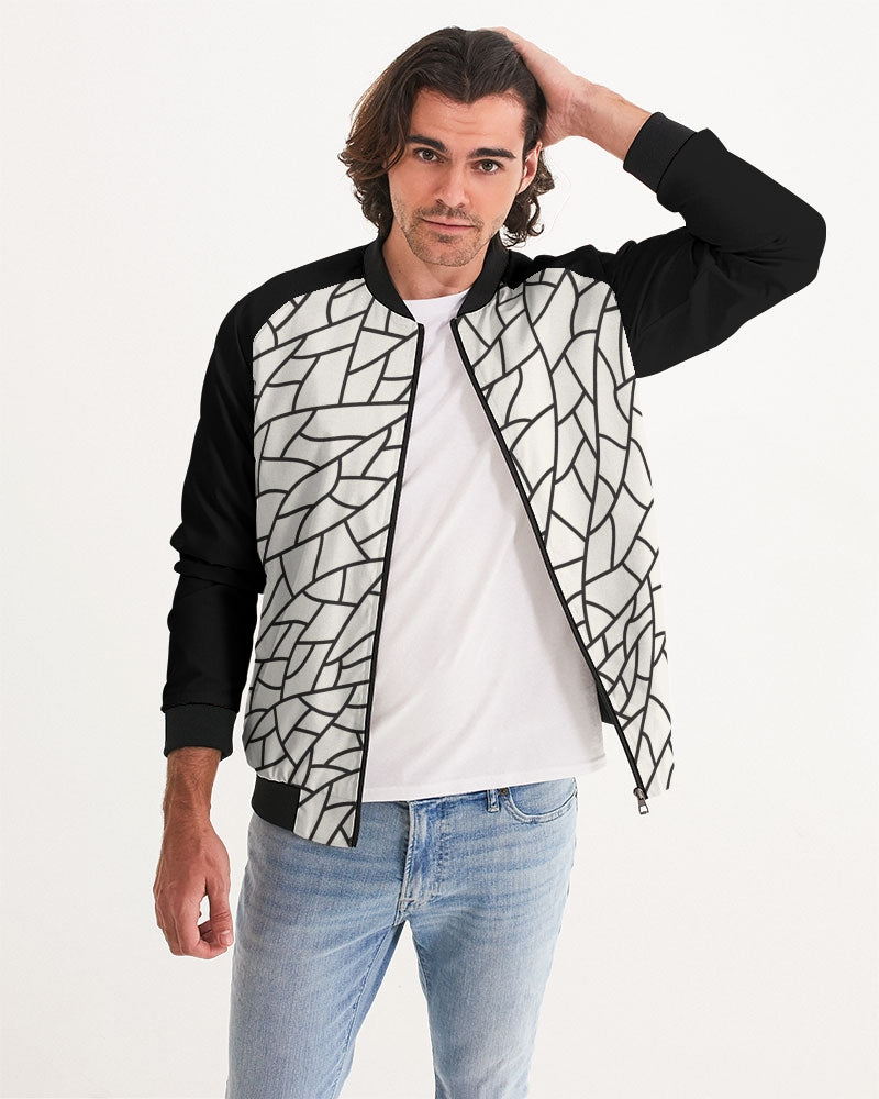 Men's Glass Mud Bomber Jacket — bold all-over print by AmbiVirile, view 5