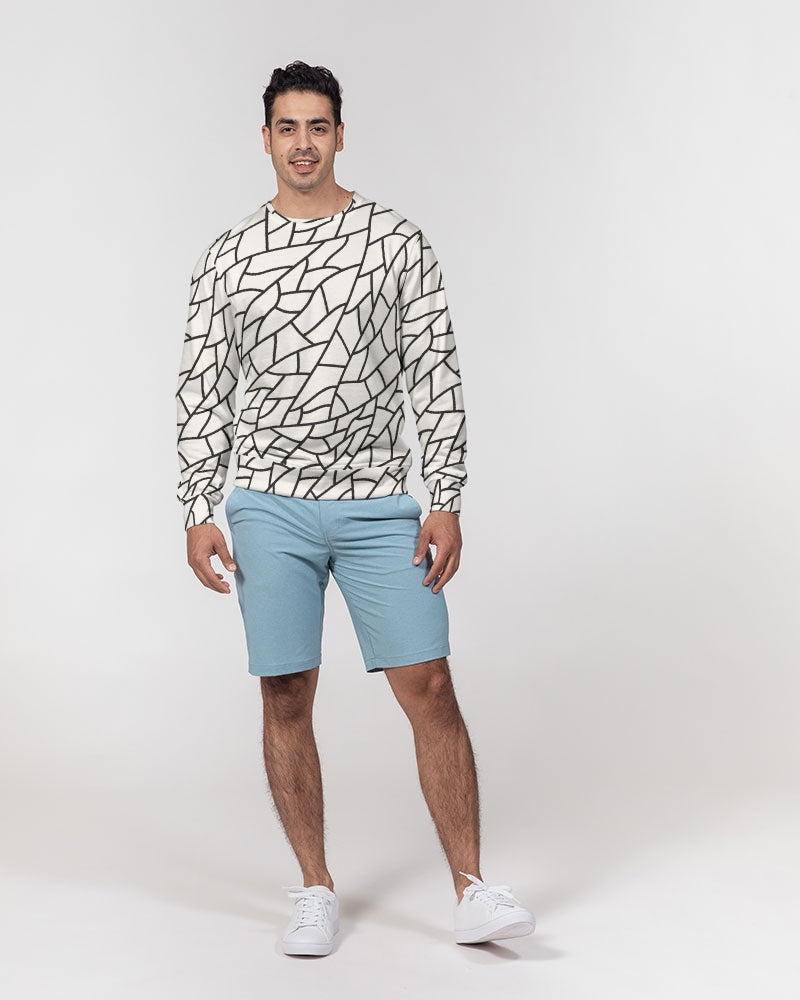 Glass Mud Men's Classic French Terry Crewneck Pullover