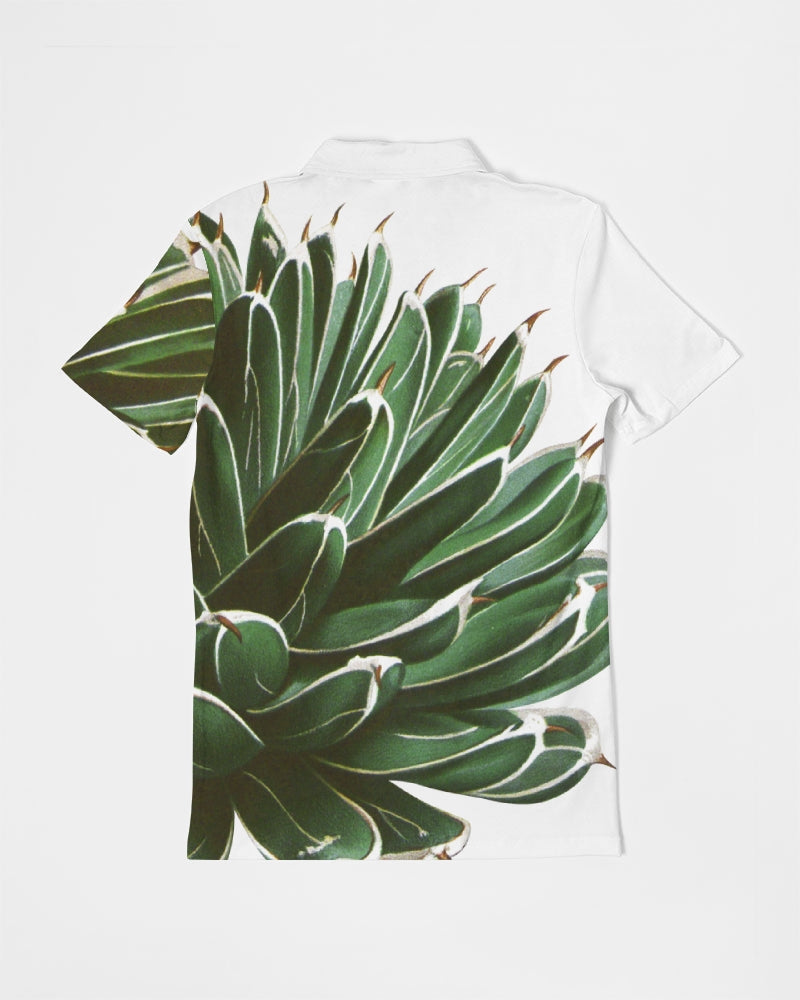 Plant Men's Slim Fit Short Sleeve Polo