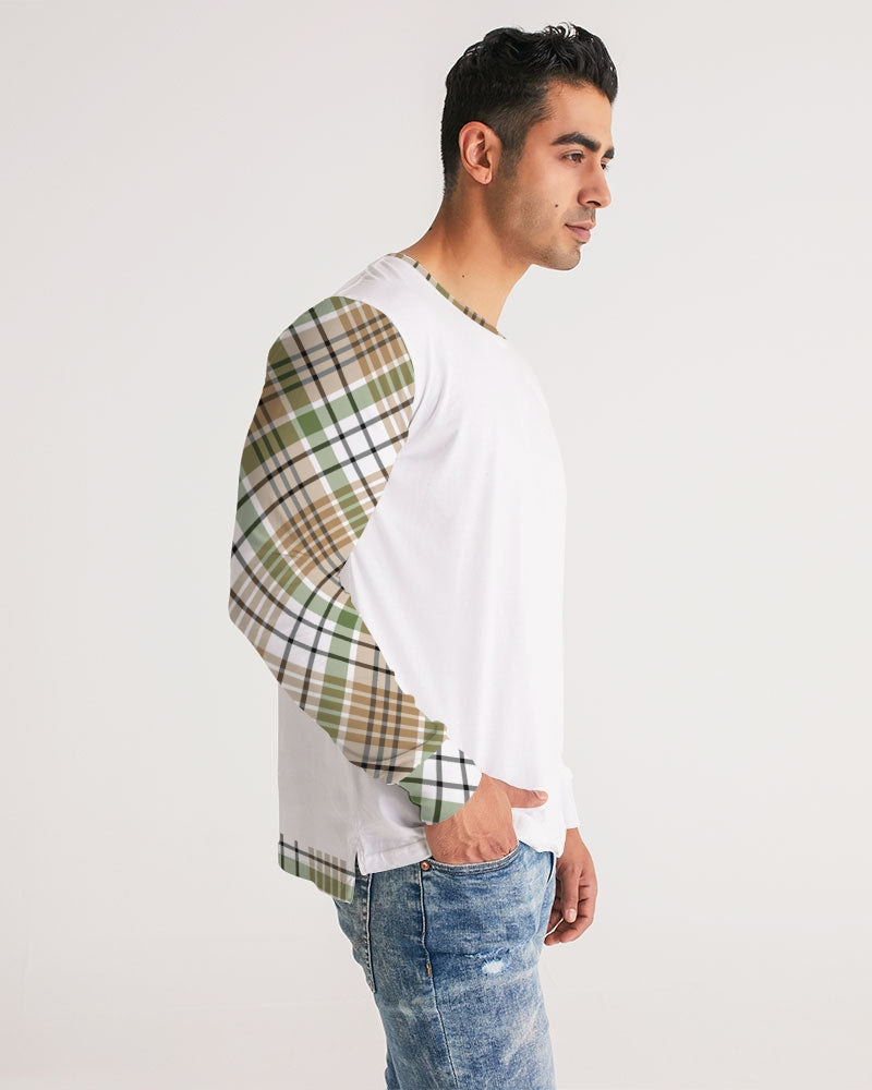 Autumn Plaid Men's Long Sleeve Tee