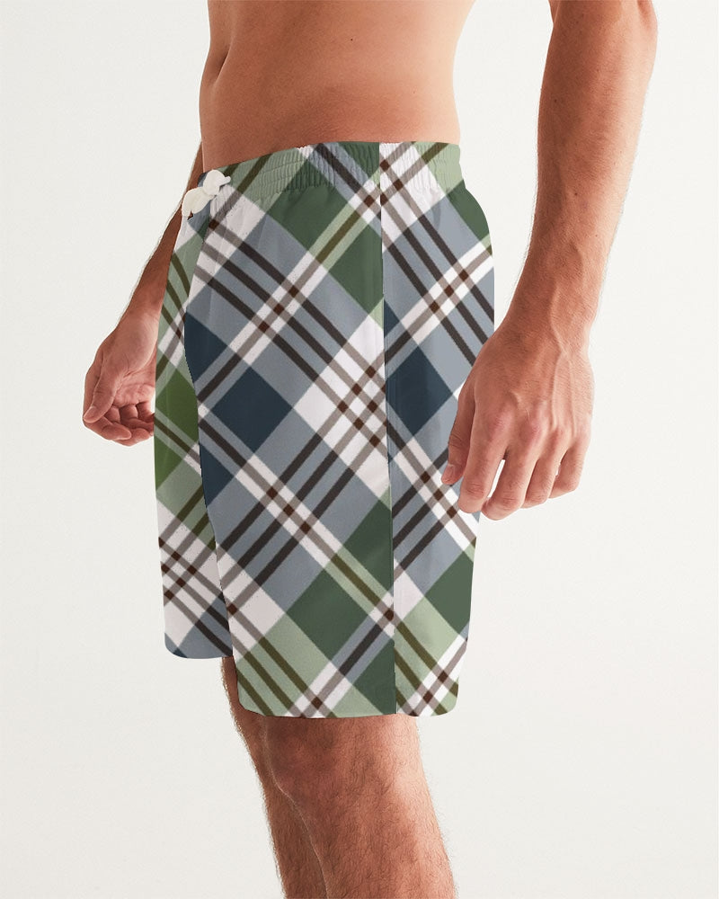 Classic Plaid Men's Swim Trunk