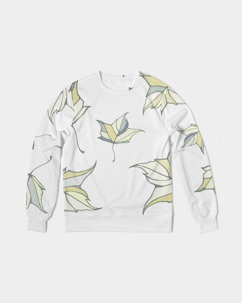 Leaf Me Men's Classic French Terry Crewneck Pullover