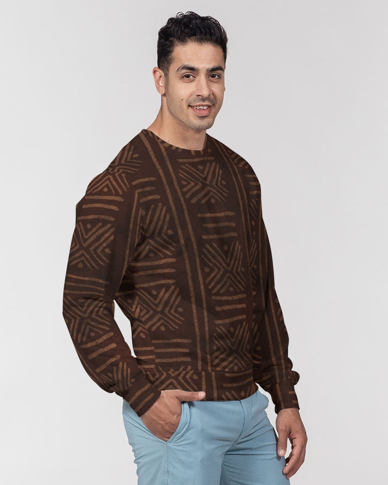 African Beauty Men's Classic French Terry Crewneck Pullover