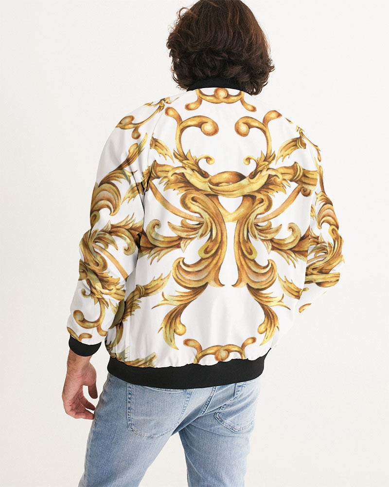 Vintage Gold Bomber Jacket