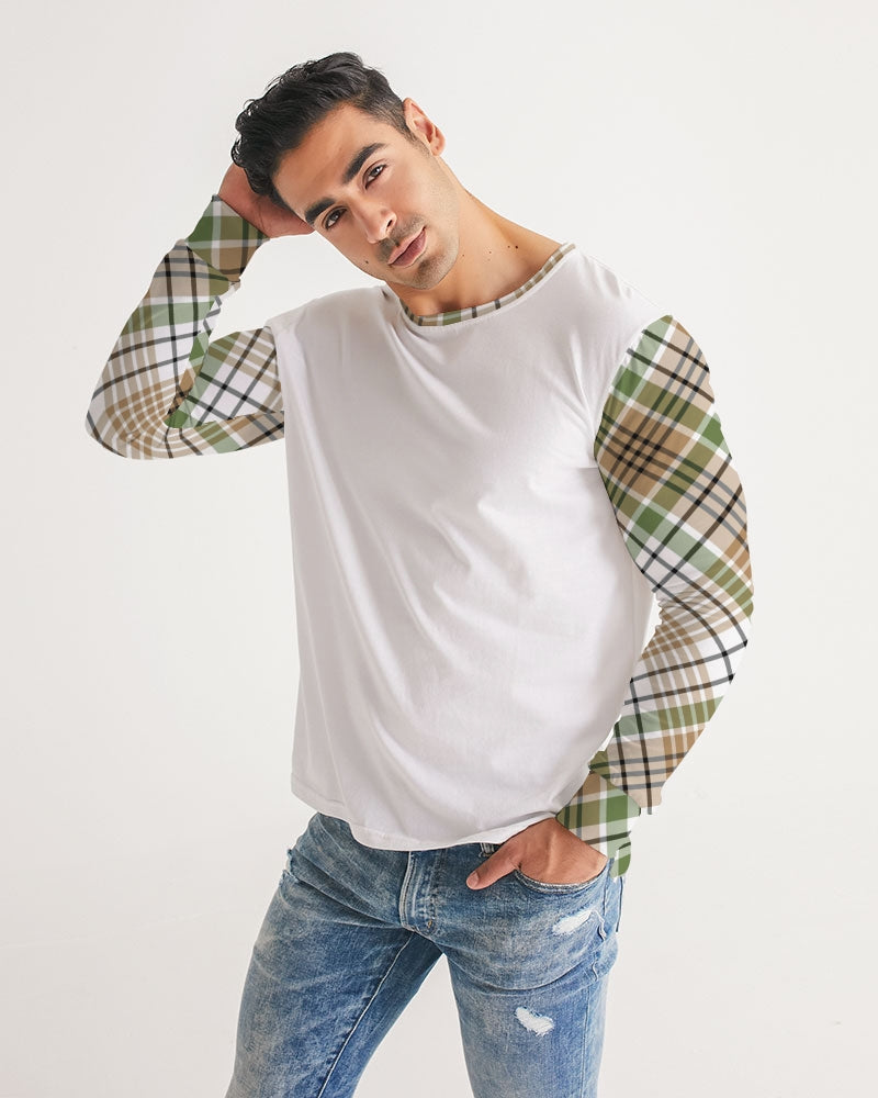 Autumn Plaid Men's Long Sleeve Tee