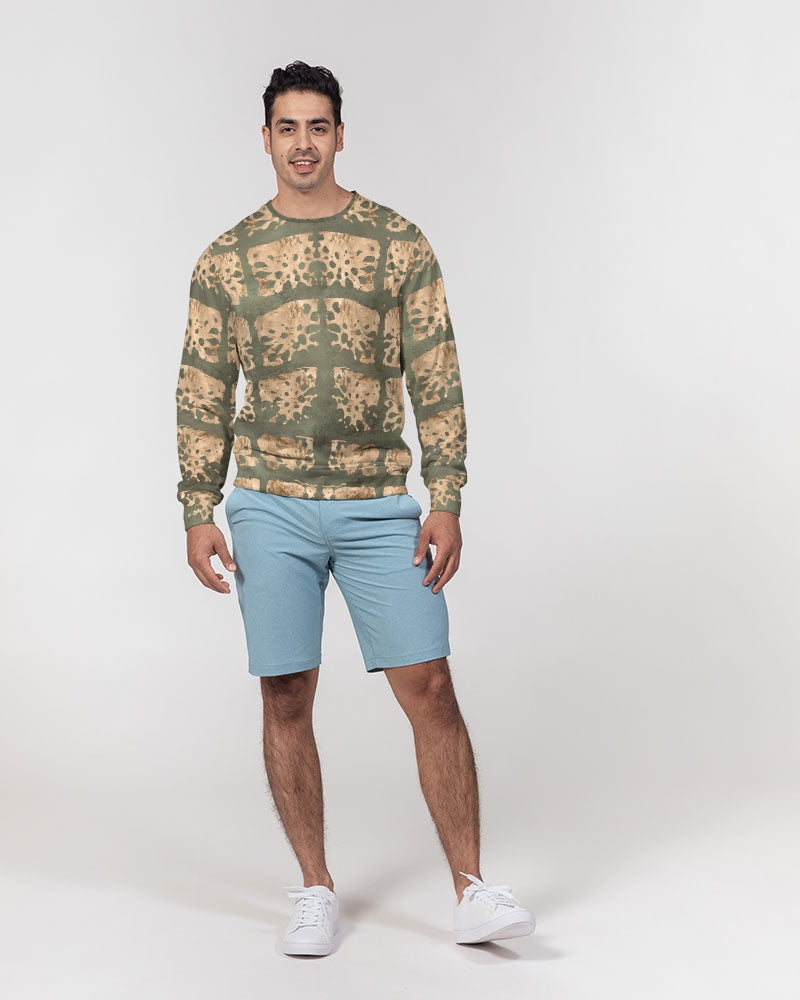 Crocodile Sense Men's Classic French Terry Crewneck Pullover
