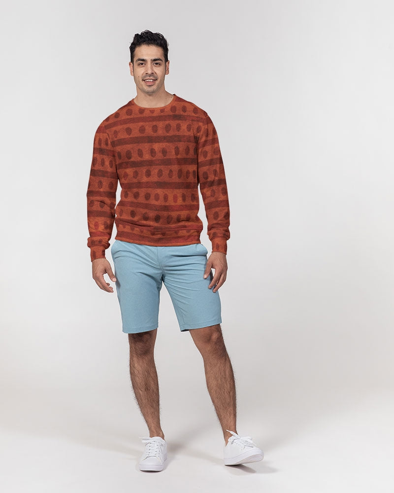 Tribal Top Men's Classic French Terry Crewneck Pullover