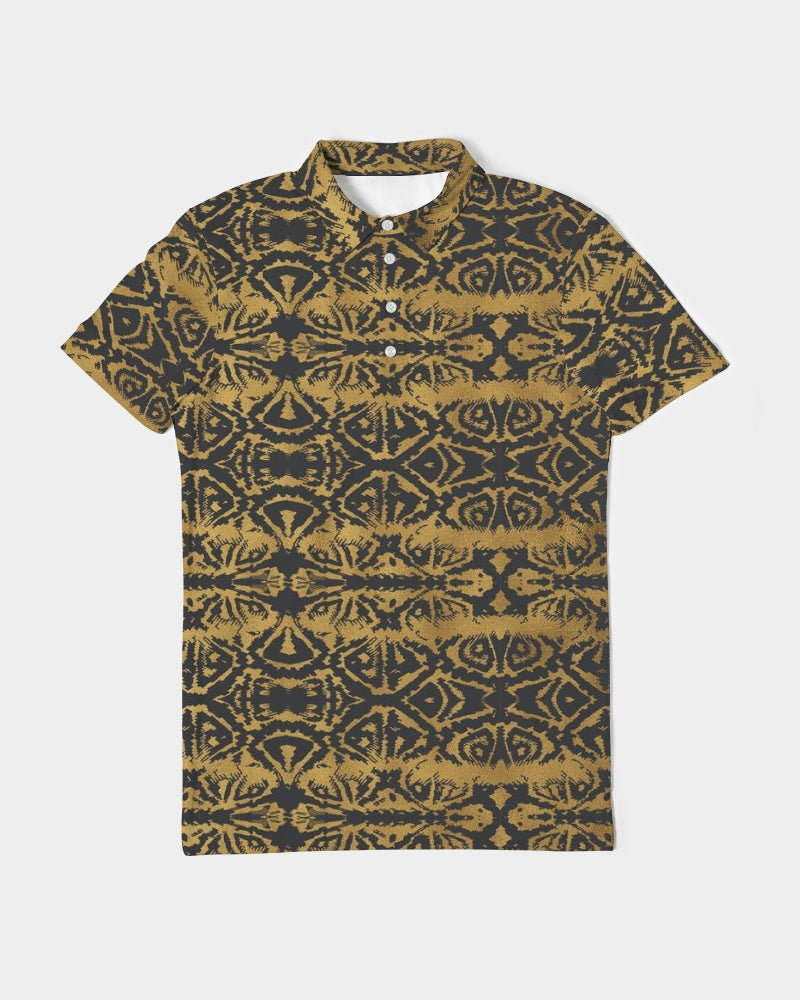 Gold Skin Men's Slim Fit Short Sleeve Polo