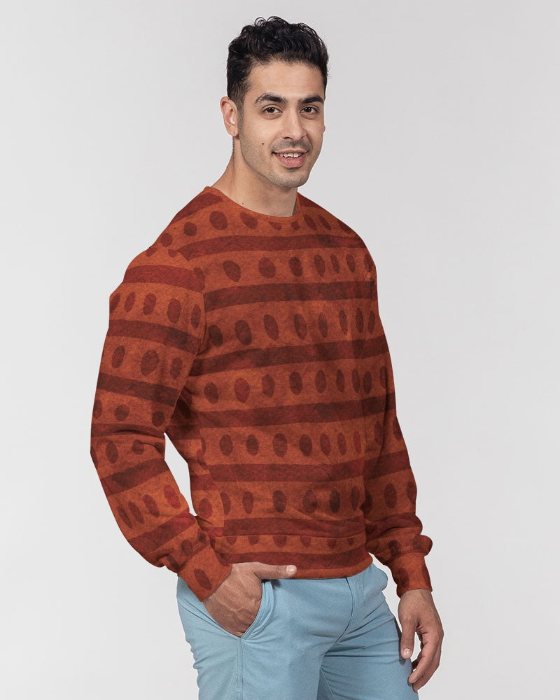 Tribal Top Men's Classic French Terry Crewneck Pullover
