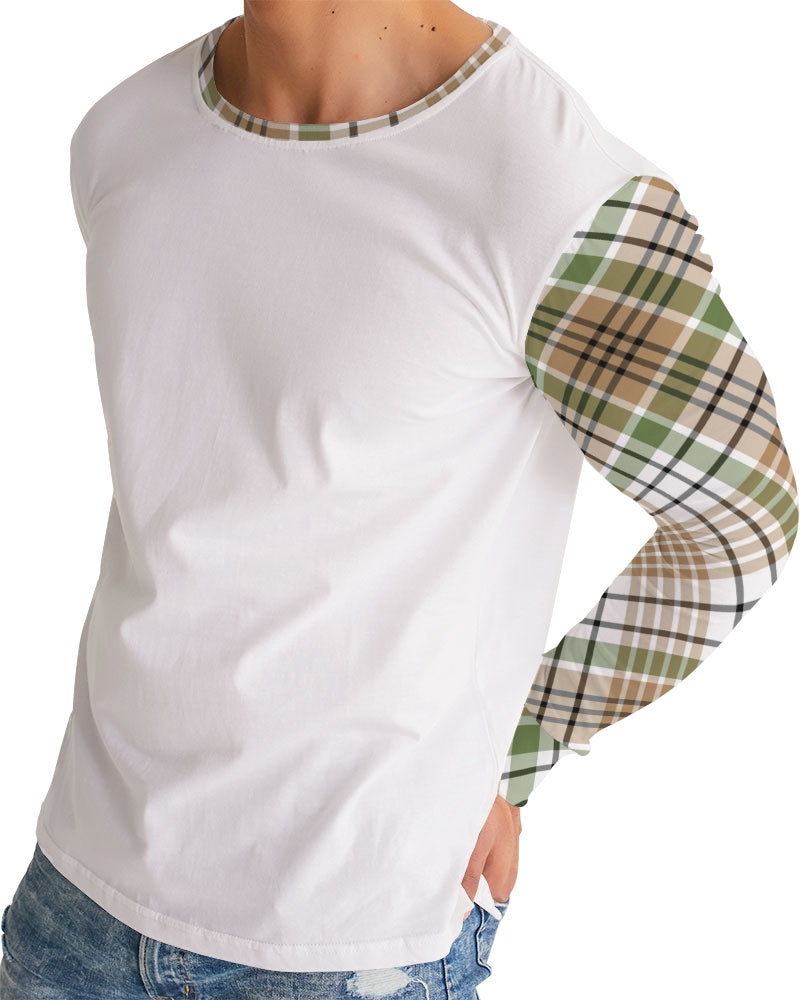 Autumn Plaid Men's Long Sleeve Tee