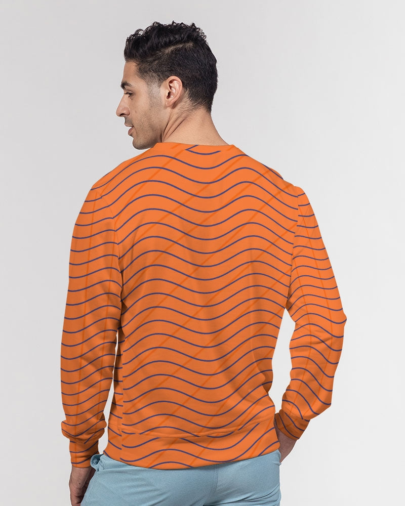 Pumpkin Men's Classic French Terry Crewneck Pullover