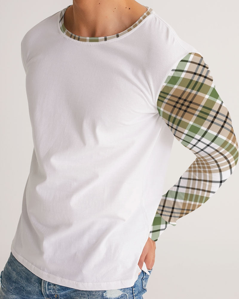 Autumn Plaid Men's Long Sleeve Tee