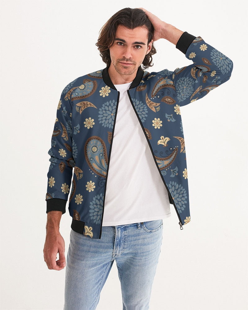 Moonlight Paisley Men's Bomber Jacket