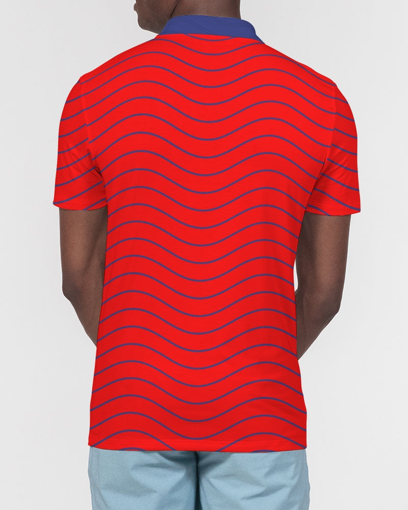 Patriotic Men's Slim Fit Short Sleeve Polo