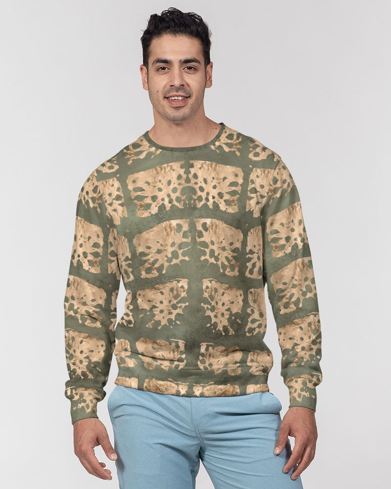 Crocodile Sense Men's Classic French Terry Crewneck Pullover