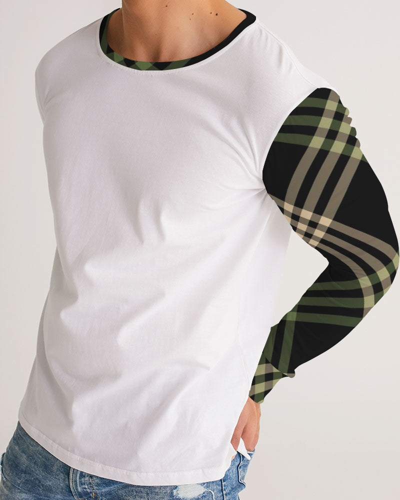 Smooth Plaid Men's Long Sleeve Tee