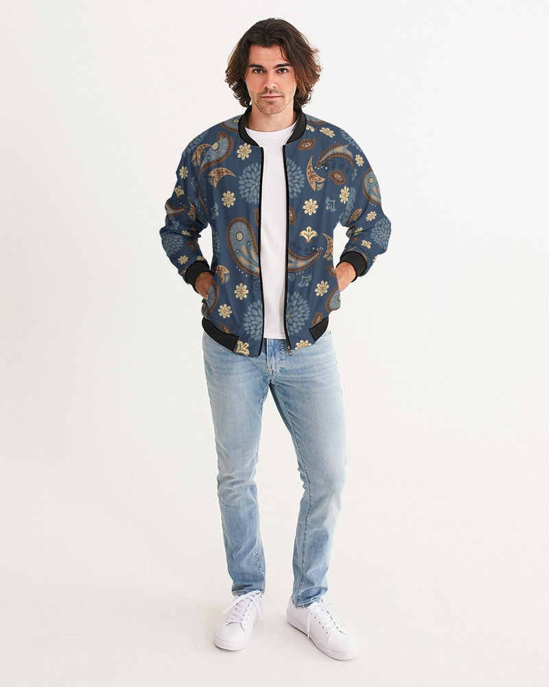 Moonlight Paisley Men's Bomber Jacket