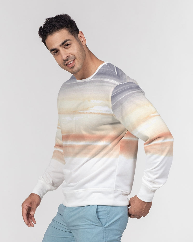 Breezy Men's Classic French Terry Crewneck Pullover