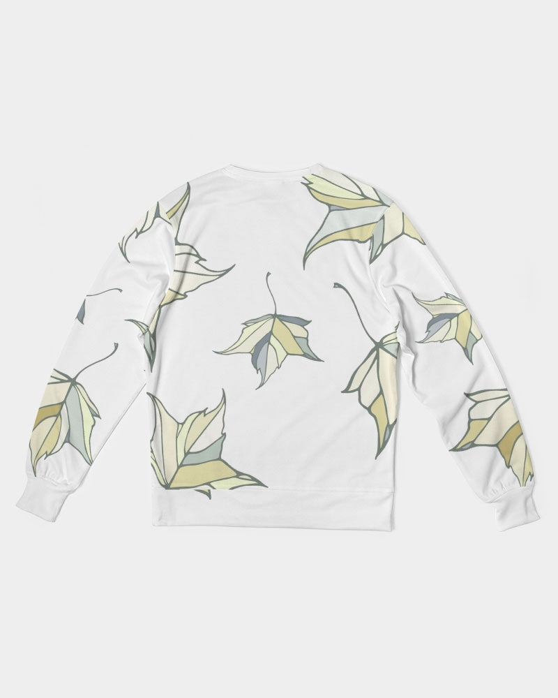 Leaf Me Men's Classic French Terry Crewneck Pullover