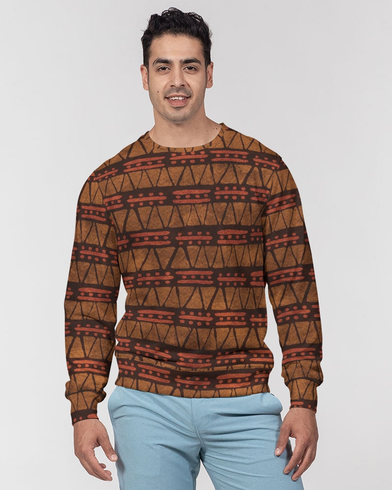 Tribe Love Men's Classic French Terry Crewneck Pullover