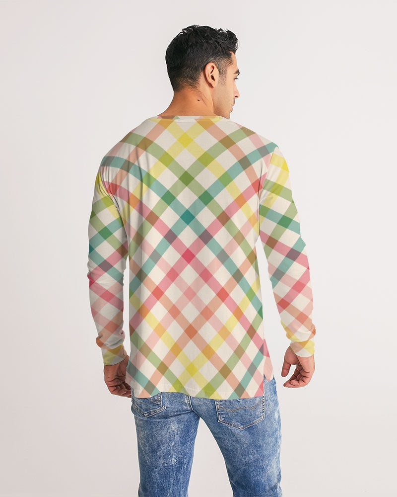 Pretty Plaid Men's Long Sleeve Tee