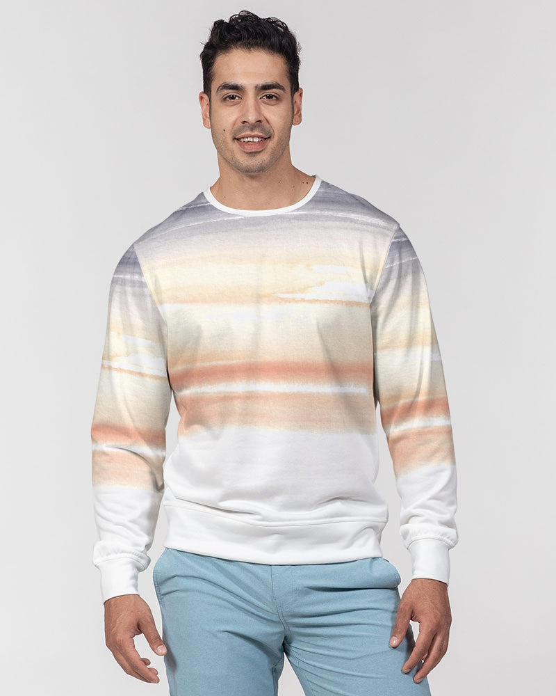 Breezy Men's Classic French Terry Crewneck Pullover