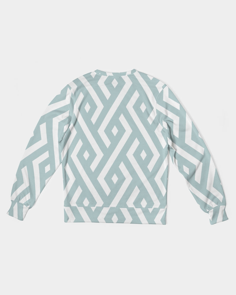 Green Diamonds Men's Classic French Terry Crewneck Pullover