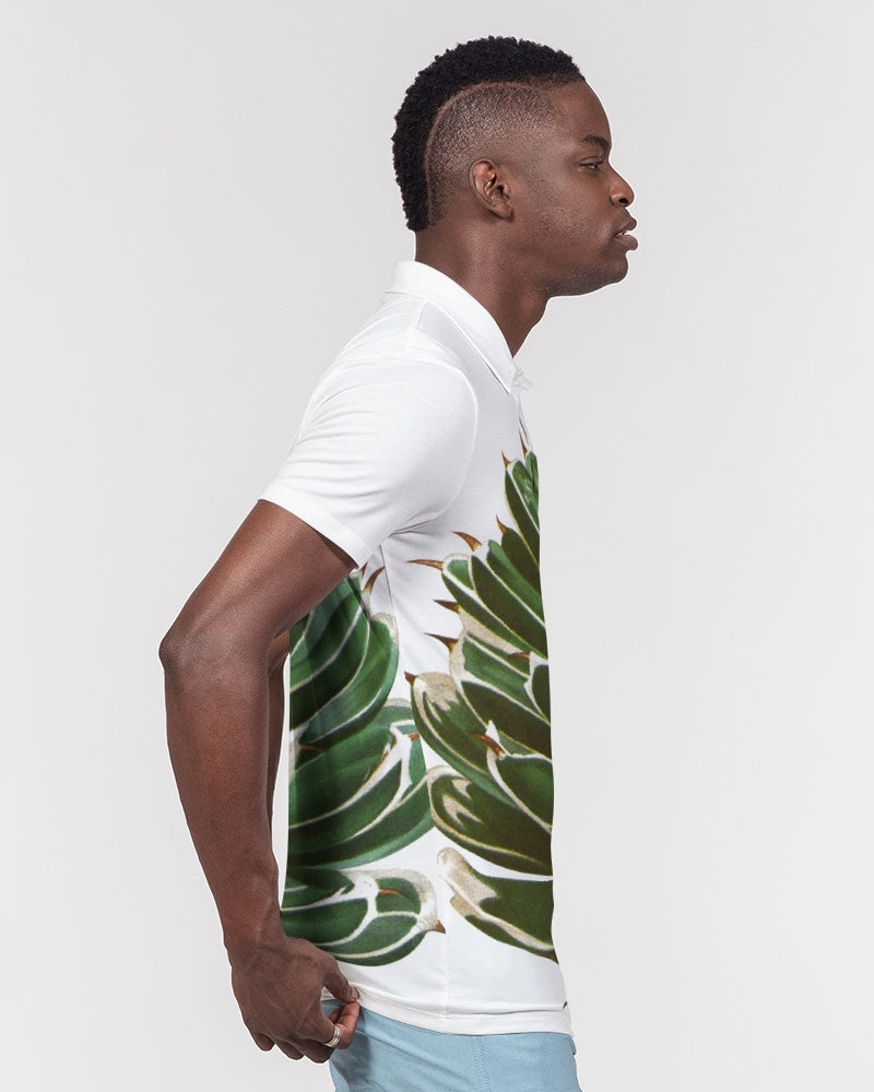 Plant Men's Slim Fit Short Sleeve Polo