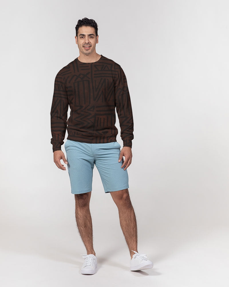 African Strength Men's Classic French Terry Crewneck Pullover