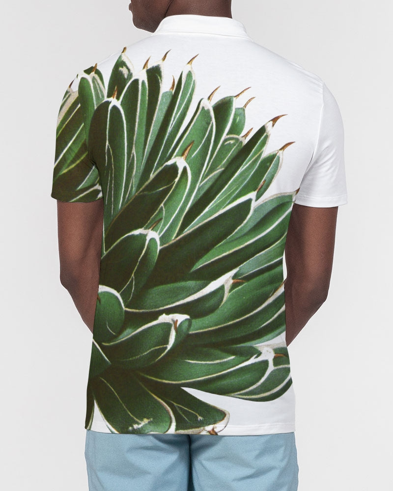 Plant Men's Slim Fit Short Sleeve Polo