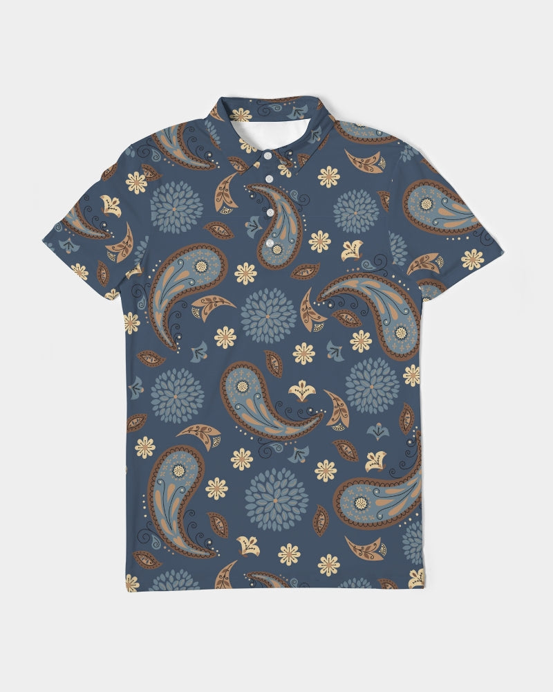 Moonlight Paisley Slim Fit Polo