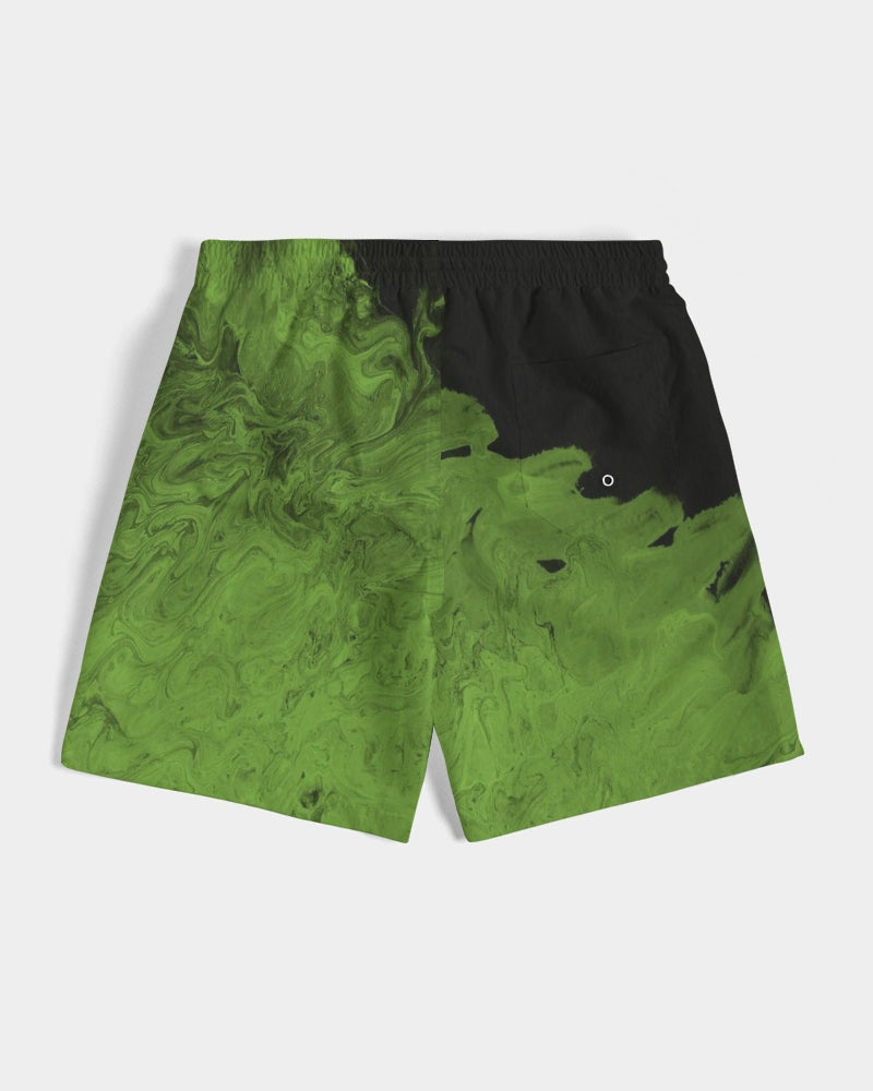 Men's Slime Swim Trunks — bold all-over print by AmbiVirile, view 7
