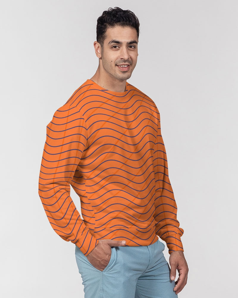 Pumpkin Men's Classic French Terry Crewneck Pullover