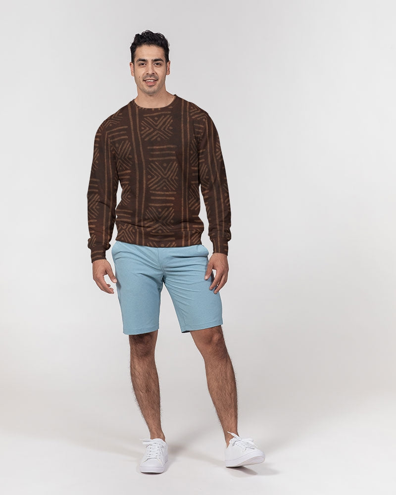 African Beauty Men's Classic French Terry Crewneck Pullover