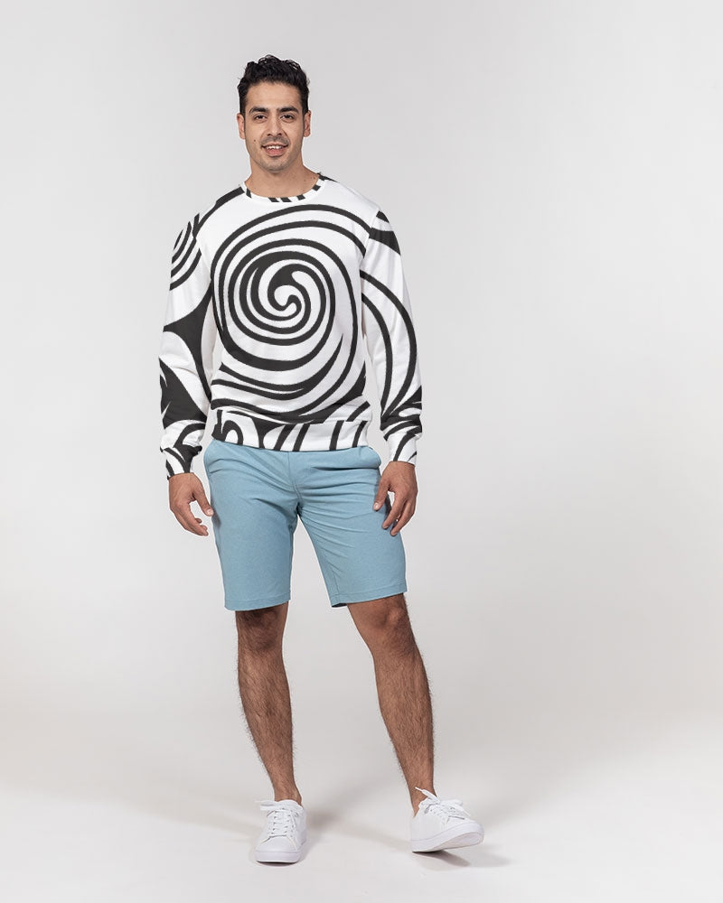 Psychedelic Men's Classic French Terry Crewneck Pullover