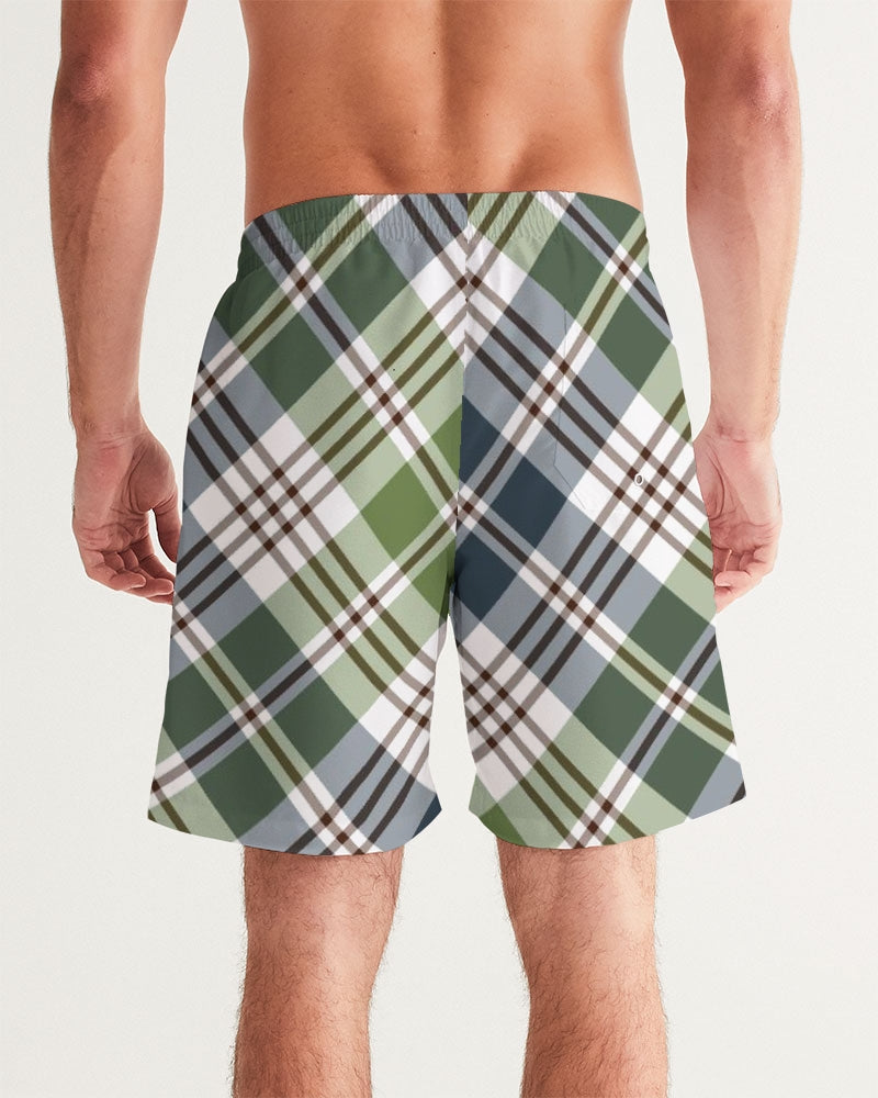 Classic Plaid Men's Swim Trunk