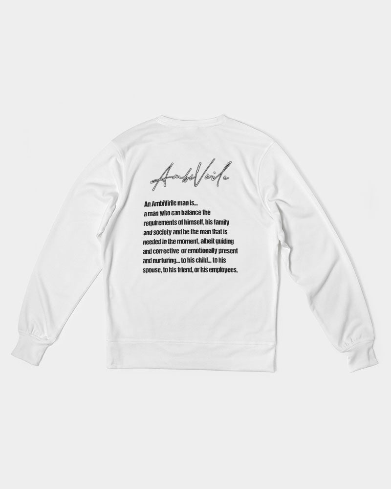 AV Signature Men's Classic French Terry Crewneck Pullover