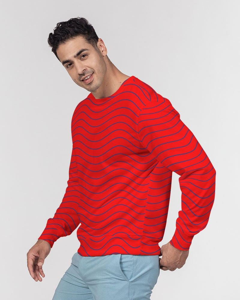 Patriotic Men's Classic French Terry Crewneck Pullover