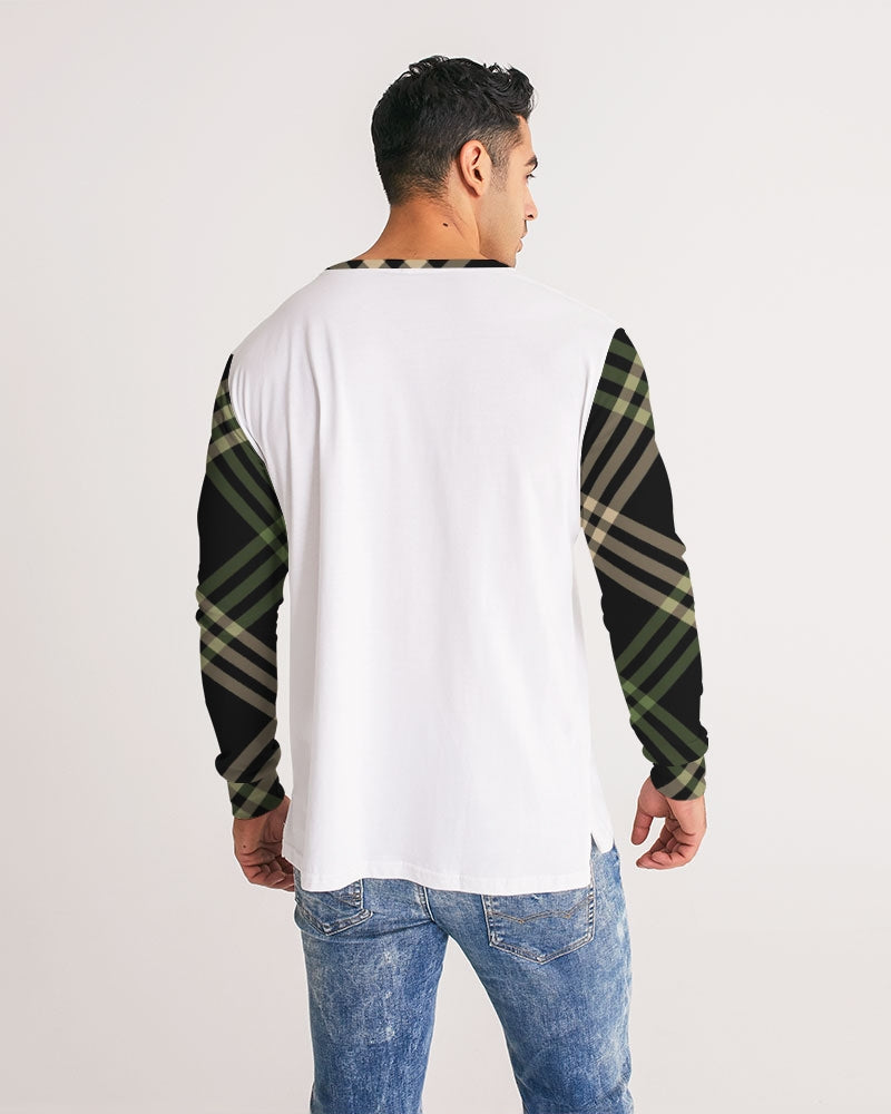 Smooth Plaid Men's Long Sleeve Tee