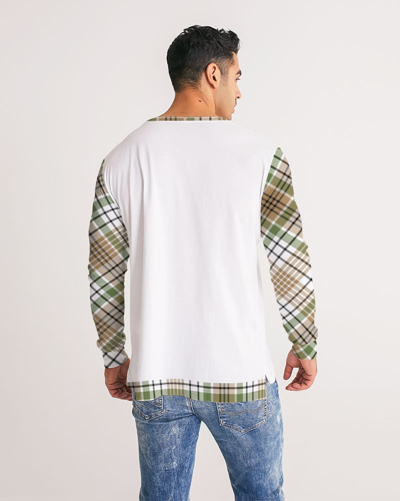 Autumn Plaid Men's Long Sleeve Tee
